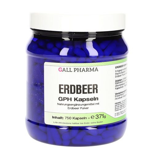 Erdbeer GPH Kapseln, 750 Stk., Hecht-Pharma GmbH Erdbeer GPH Kapseln, 750 Stk., Hecht-Pharma GmbH