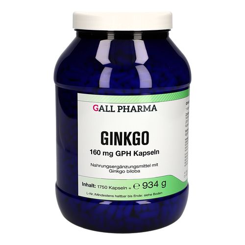 Ginkgo 160 mg GPH Kapseln, 1750 Stk., Hecht-Pharma GmbH