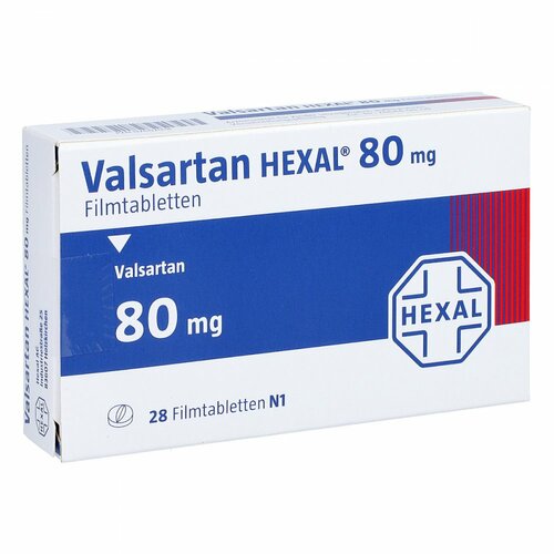 VALSARTAN HEXAL 80MG FILMTABLETTEN, 28 Stk., HEXAL AG