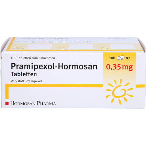 Pramipexol-Hormosan 0.35mg Tabletten, 100 ST, Hormosan Pharma GmbH