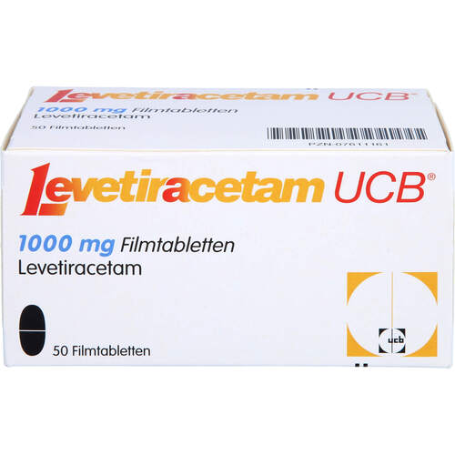 Levetiracetam UCB 1000mg, 50 ST, UCB Pharma GmbH