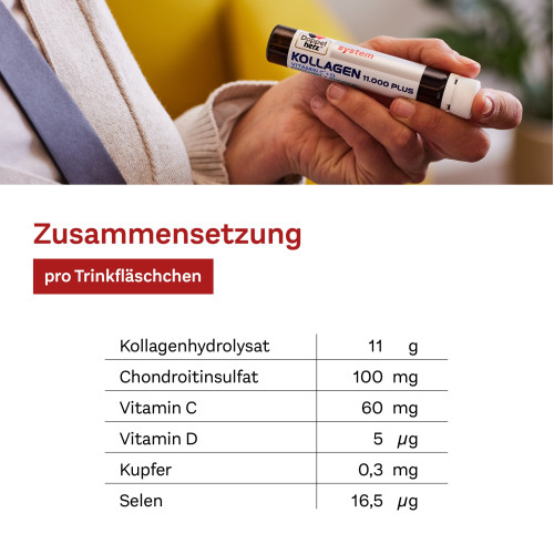 Doppelherz Kollagen 11000 Plus system, 30x25 ml, Queisser Pharma GmbH & Co. KG