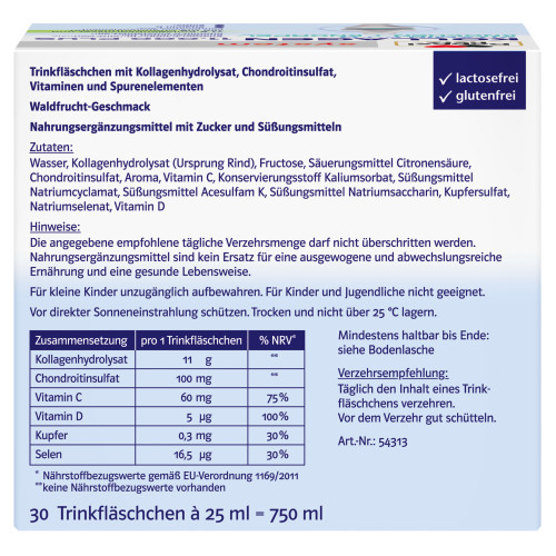 Doppelherz Kollagen 11000 Plus system, 30x25 ml, Queisser Pharma GmbH & Co. KG