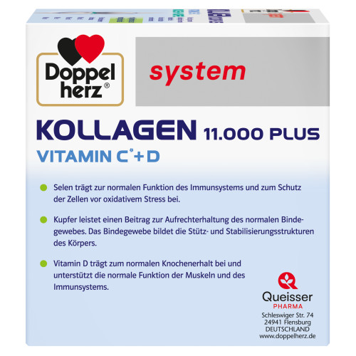 Doppelherz Kollagen 11000 Plus system, 30x25 ml, Queisser Pharma GmbH & Co. KG