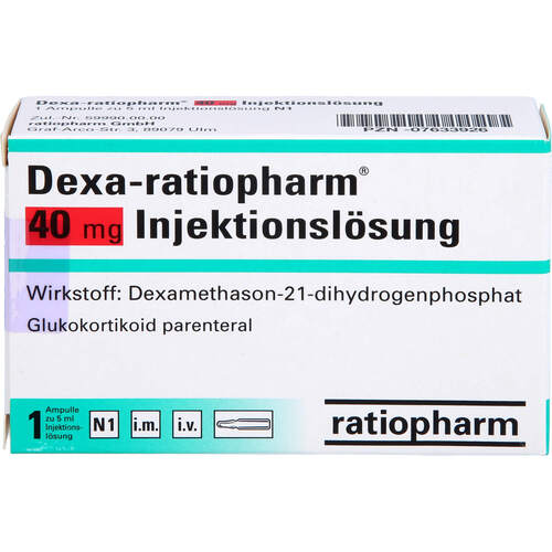 Dexa-ratiopharm 40mg Injektionslösung, 1 Stk., ratiopharm GmbH