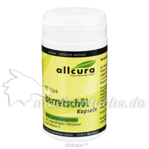 Borretschöl Kapseln, 90 Stk., Allcura Naturheilmittel GmbH