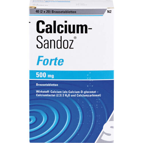 CALCIUM SANDOZ forte Brausetabletten, 40 Stk., EMRA-MED Arzneimittel GmbH