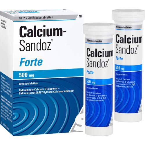 CALCIUM SANDOZ forte Brausetabletten, 40 Stk., EMRA-MED Arzneimittel GmbH