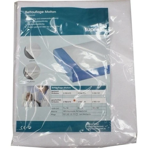 Suprima Bettunterlage Molton eins.ung. 75x100cm958, 1 Stk., Suprima GmbH