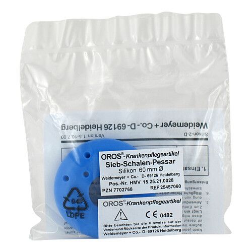 Sieb-Schalenpessar aus Silicon 60mm, 1 Stk., WEIDEMEYER + Co.