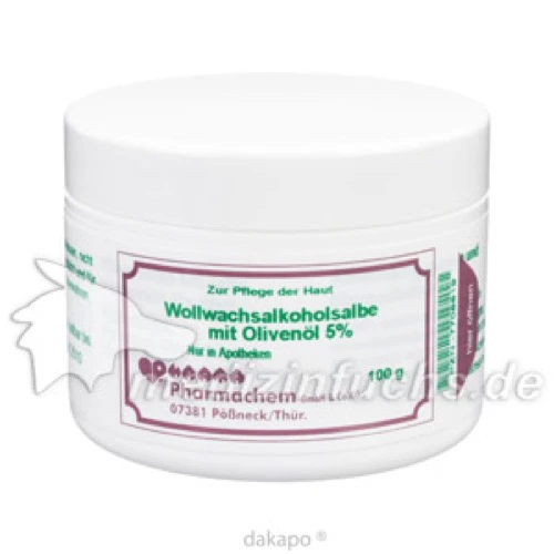 Wollwachsalkoholsalbe mit Olivenöl 5%, 100 g, Pharmachem GmbH & Co. KG