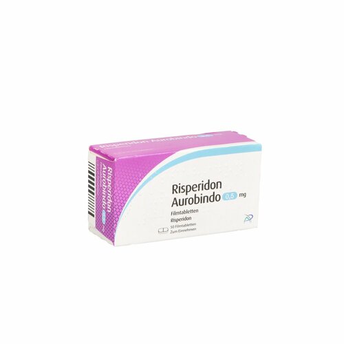 Risperidon Aurobindo 0.5mg Filmtabletten, 50 Stk., PUREN Pharma GmbH & Co. KG