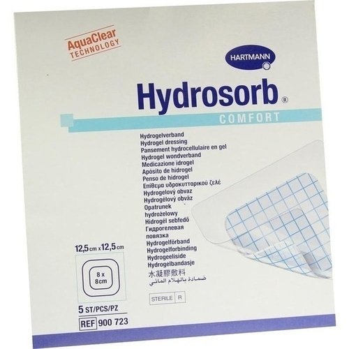 HYDROSORB comfort Wundverband 12,5x12,5 cm, 5 Stk., PAUL HARTMANN AG