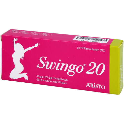 Swingo 20 20ug/100ug Filmtabletten, 3X21 ST, Aristo Pharma GmbH