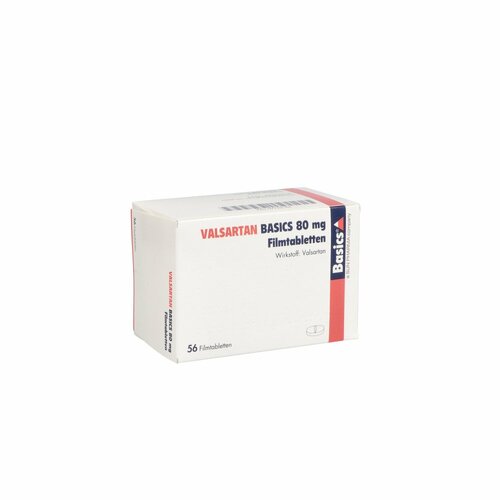 VALSARTAN BASICS 80mg Filmtabletten, 56 Stk., Basics GmbH