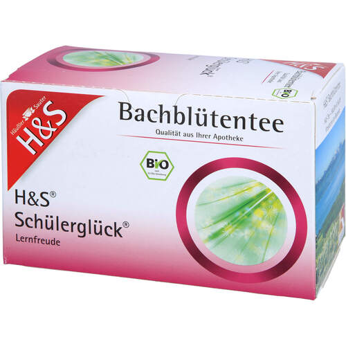 H&S Bachblüten Schülerglück-Tee, 20x3,0 g, H&S Tee - Gesellschaft mbH & Co.
