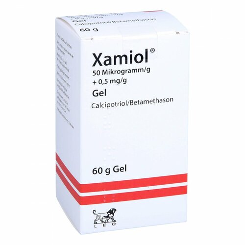 XAMIOL 50 Mikrogramm/g+0,5 mg/g Gel, 60 g, Orifarm GmbH