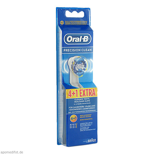 Oral-B Aufsteckbürsten Precision Clean 4+1, 5 ST, WICK Pharma - Zweigniederlassung der Procter & Gamble GmbH Oral-B Aufsteckbürsten Precision Clean 4+1, 5 ST, WICK Pharma - Zweigniederlassung der Procter & Gamble GmbH