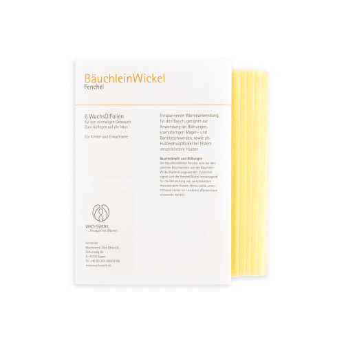B&auml;uchleinwickel Fenchel 2%, 6 Stk., Wachswerk Dirk Otto e.K.