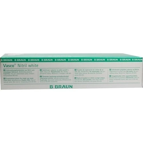 VASCO NITRIL WHITE UH L, 100 ST, B. Braun Melsungen AG