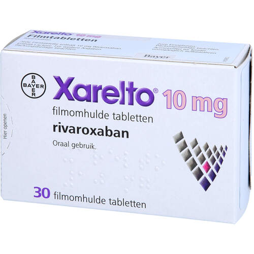 Xarelto 10mg Filmtabletten, 30 Stk., Emra-Med Arzneimittel GmbH