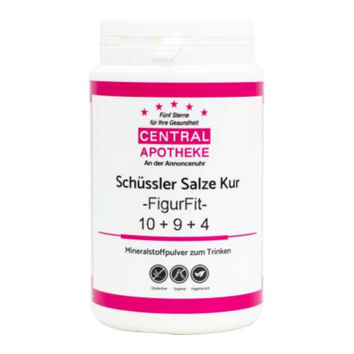 Schüssler Salze Kur FigurFit 10 + 9 + 4 225 g Pulver, 225 g, Central-Apotheke