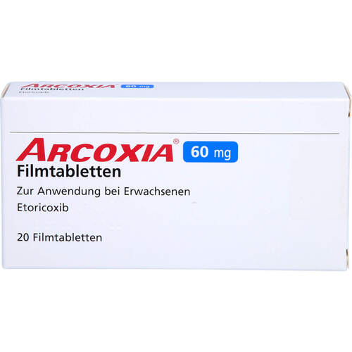 ARCOXIA 60mg Filmtabletten, 20 Stk., Axicorp Pharma GmbH ARCOXIA 60mg Filmtabletten, 20 Stk., Axicorp Pharma GmbH