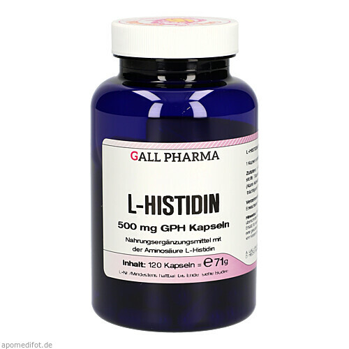 L-Histidin 500 mg GPH Kapseln, 120 Stk., Hecht-Pharma GmbH
