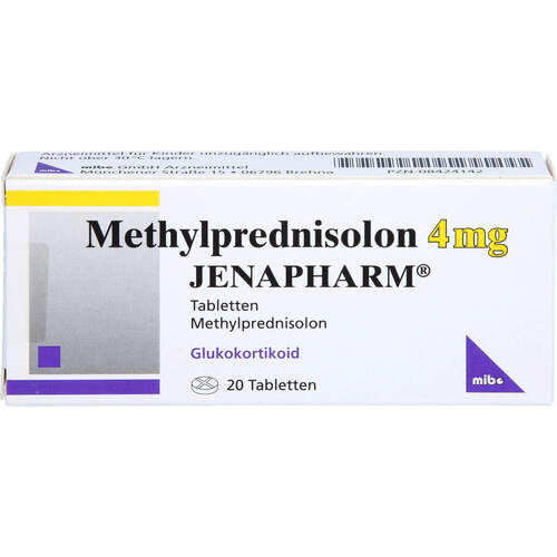 Methylprednisolon 4mg Jenapharm, 20 Stk., Mibe GmbH Arzneimittel