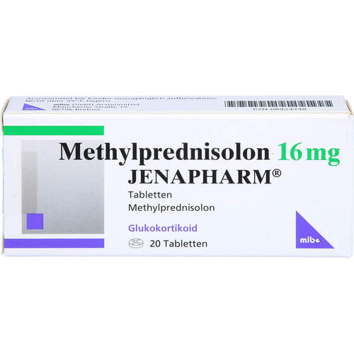 Methylprednisolon 16mg Jenapharm, 20 ST, Mibe GmbH Arzneimittel