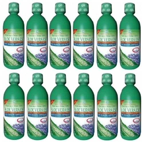 Aloe Vera Saft mit Heidelbeer Saft, 12x1 l, Groß GmbH