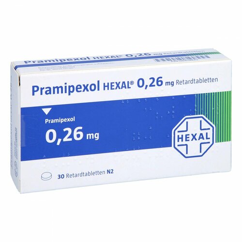 Pramipexol HEXAL 0.26 mg Retardtabletten, 30 ST, HEXAL AG