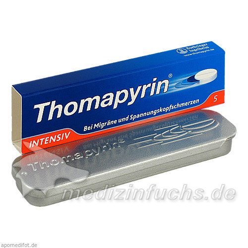 THOMAPYRIN INTENSIV Tabletten Box, 5 Stk., Boehringer Ingelheim Pharma GmbH & Co. K