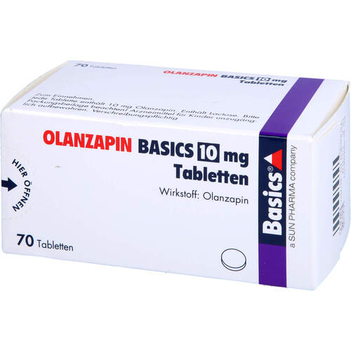 OLANZAPIN BASICS 10mg Tabletten, 70 ST, Basics GmbH