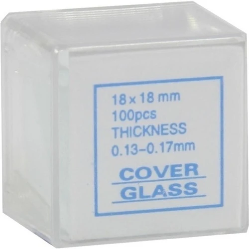 Deckgläser 18x18mm, 100 Stk., Dr. Junghans Medical GmbH