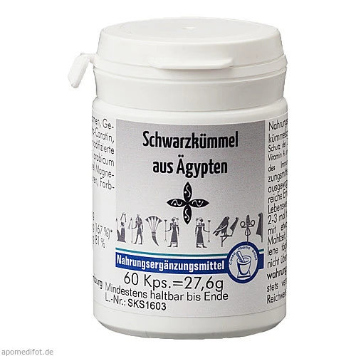 Schwarzkümmel, 60 Stk., Pharma Peter GmbH