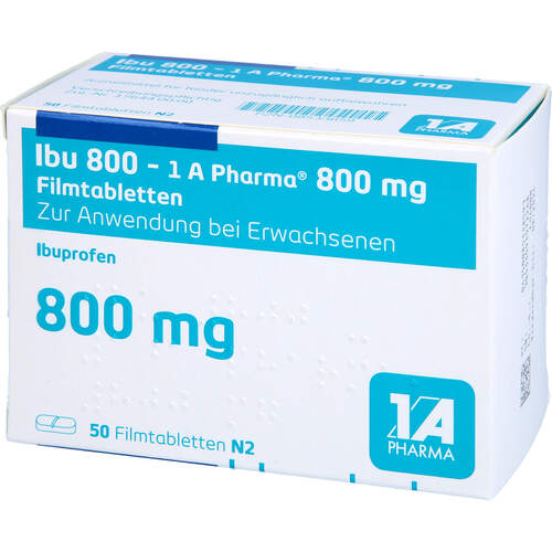IBU 800-1A Pharma, 50 Stk., 1 A Pharma GmbH