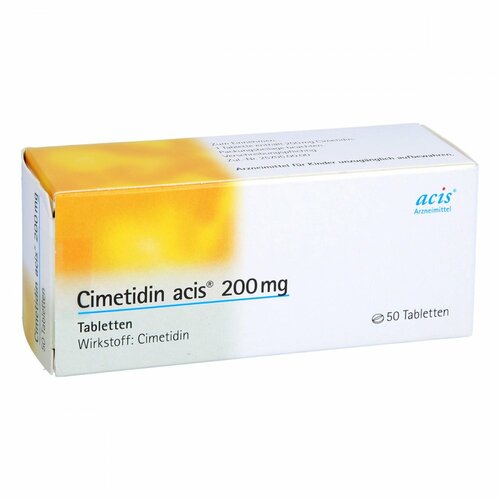 CIMETIDIN acis 200 mg Tabletten, 50 Stk., acis Arzneimittel GmbH