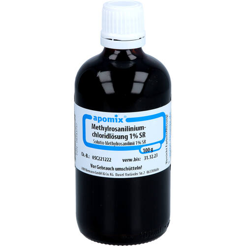SOLUTIO METHYLROSANILIN 1% SR 90 Lösung, 100 g, apomix AMH Niemann GmbH & Co. KG