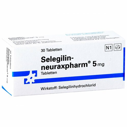 Selegilin-neuraxpharm 5mg, 30 Stk., neuraxpharm Arzneimittel GmbH
