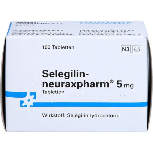 Selegilin-neuraxpharm 5mg, 100 ST, neuraxpharm Arzneimittel GmbH