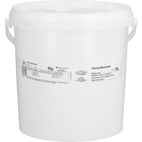 GLUCOSE-MONOHYDRAT Pulver, 5 kg, Euro OTC & Audor Pharma GmbH