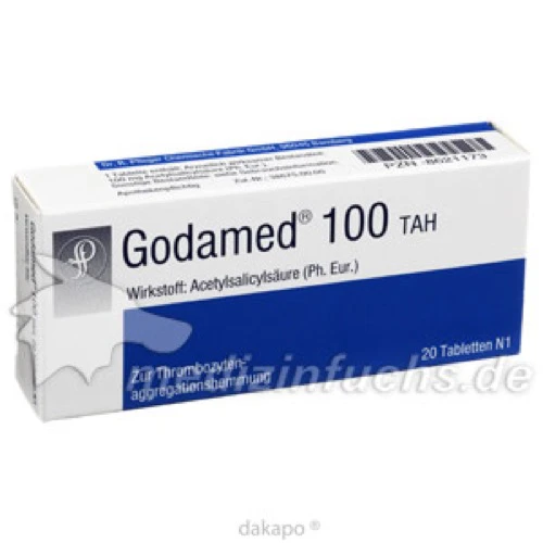 GODAMED 100 TAH Tabletten, 20 Stk., Dr. R. PFLEGER GmbH