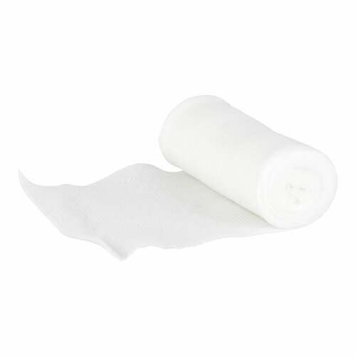MULLBINDE elastisch 4cmx4m Genopharm, 1 Stk., Richard A.L.Witt GmbH