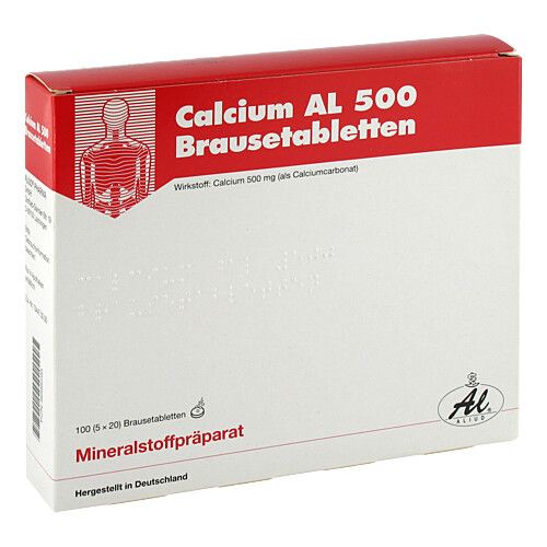 CALCIUM AL 500 Brausetabletten, 100 Stk., ALIUD Pharma GmbH