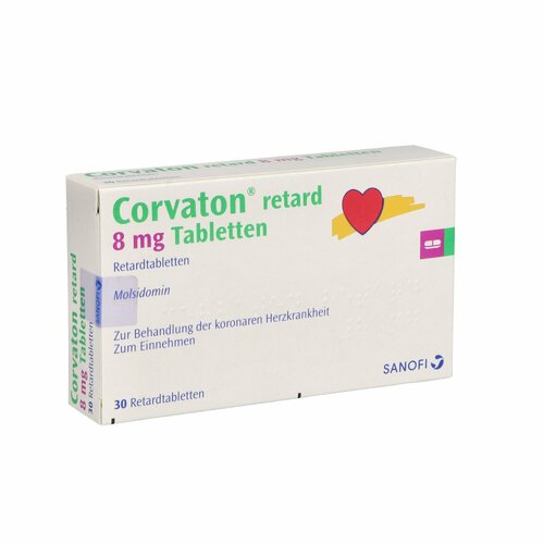 CORVATON RETARD 8MG, 30 Stk., Cheplapharm Arzneimittel GmbH