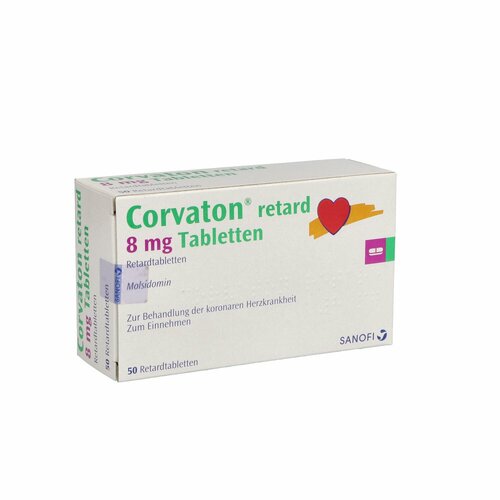 CORVATON RETARD 8MG, 50 ST, Cheplapharm Arzneimittel GmbH