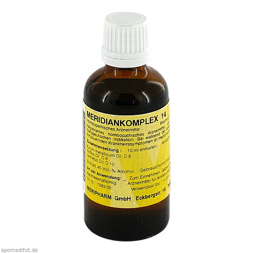 MERIDIANKOMPLEX 14, 50 ml, Meripharm GmbH Arzneimittelvertrieb
