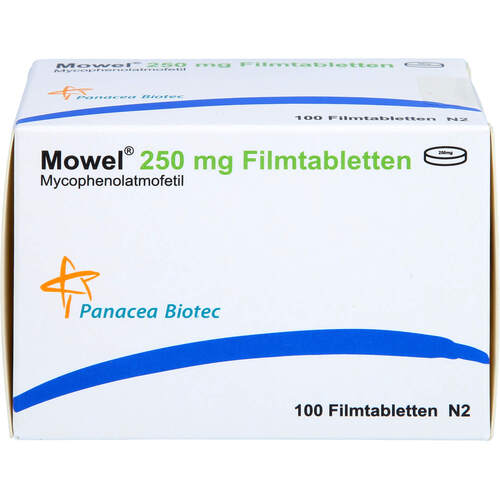 Mowel 250mg Filmtabletten, 100 ST, Panacea Biotec Germany GmbH