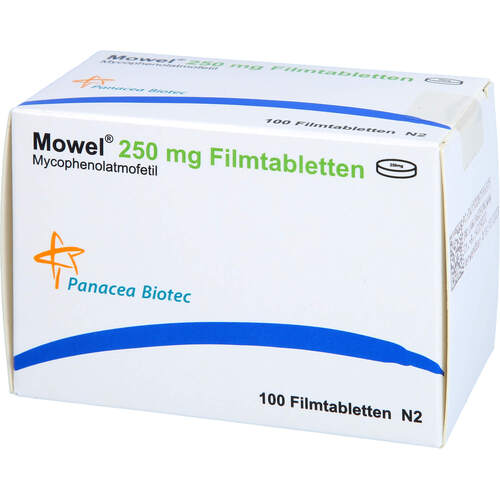 Mowel 250mg Filmtabletten, 100 ST, Panacea Biotec Germany GmbH